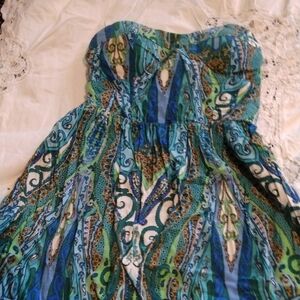 As U wish strapless cotton dress S